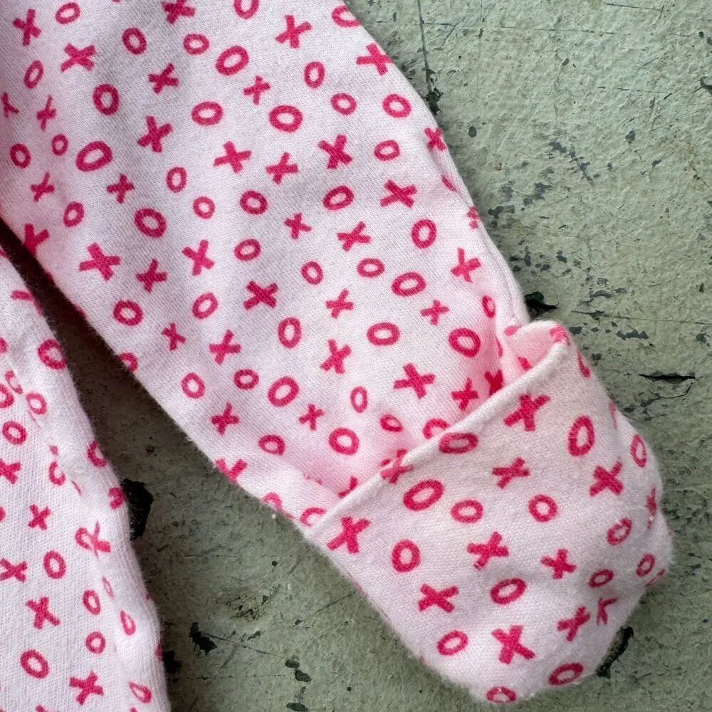 Miniwear X’s and O’s Pink Sleep Gown